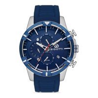 Bigotti BG.1.10346.6 Takvimli 48 mm Lacivert Silikon Kordon Analog Erkek Kol Saati
