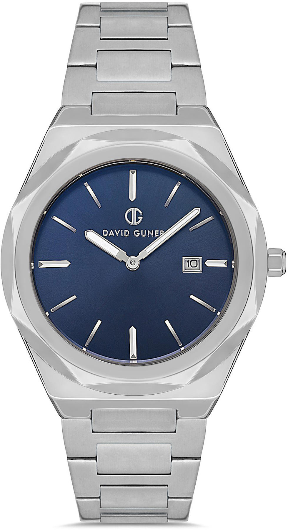 David Guner DG-8620GA-A3 Takvimli 42 mm Metal Kordon Analog Kol Saati