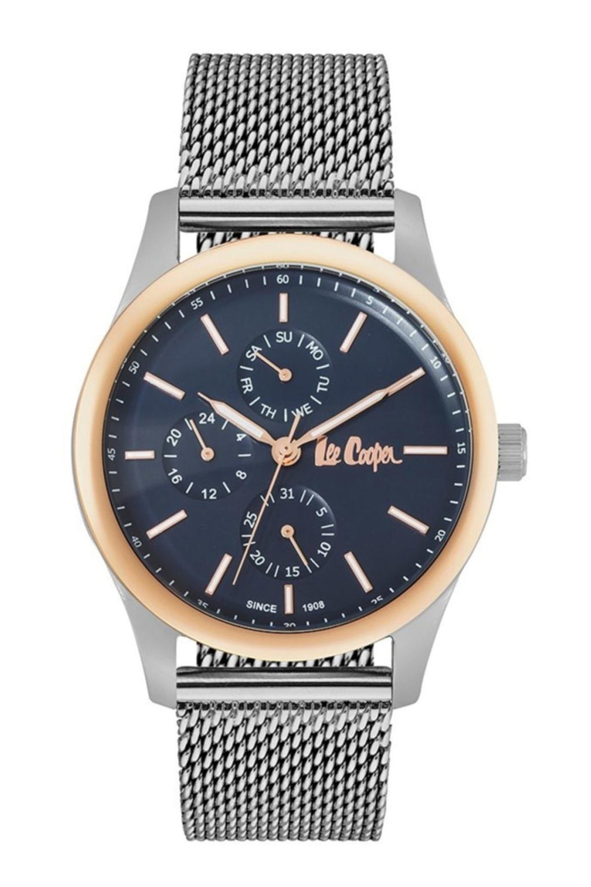 Lee Cooper LC06753.590 Takvimli 43 mm Çelik Kordon Analog Erkek Kol Saati