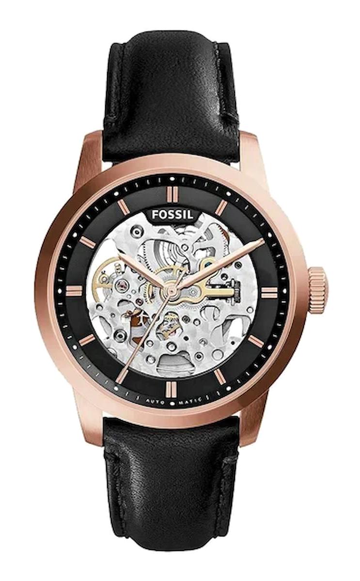 Fossil ME3084 44 mm Siyah Deri Kordon Analog Erkek Kol Saati