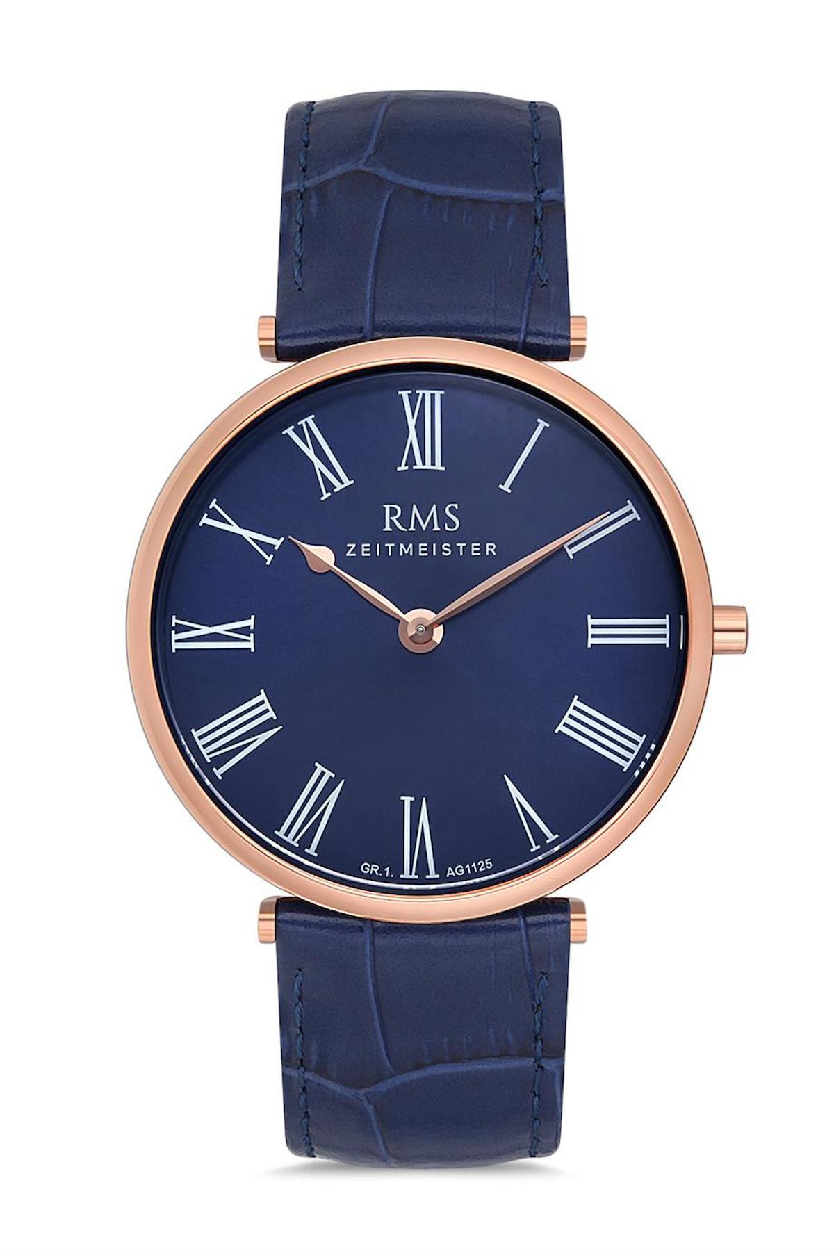Grand Romanson GR.1.AG1125.04 41-45 mm Lacivert Deri Kordon Analog Erkek Kol Saati