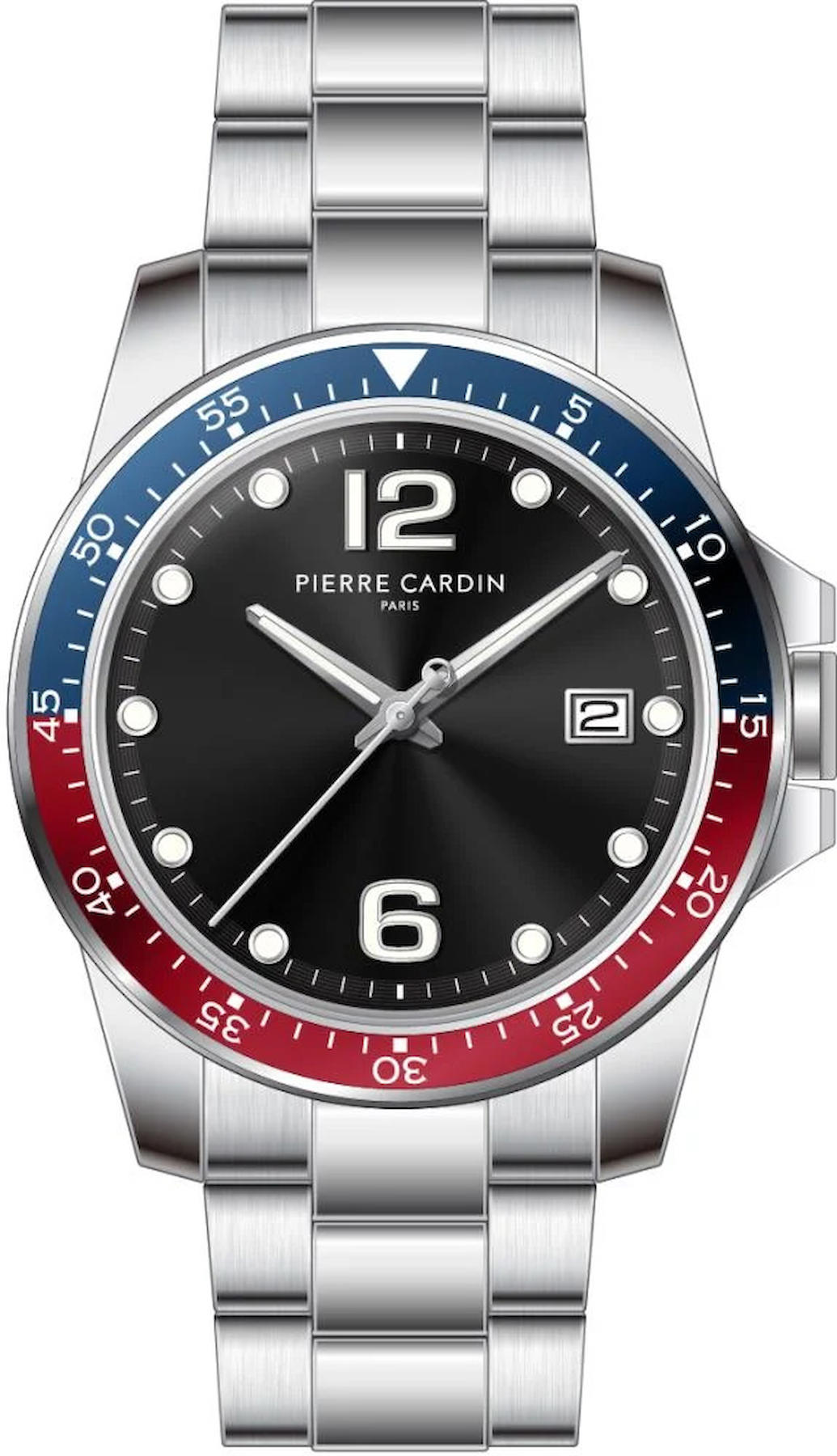 Pierre Cardin PCCNI.0029 Takvimli 40 mm Çelik Kordon Analog Kol Saati