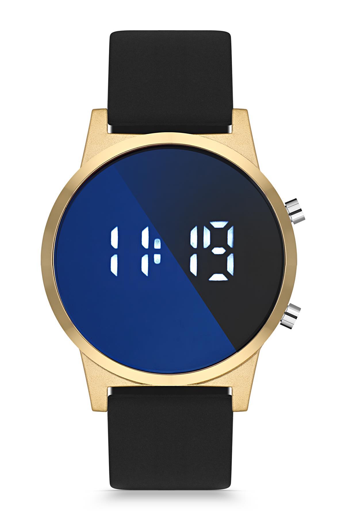 Duke Nickle DEJ29010C Takvimli 42 mm Siyah Silikon Kordon Dijital Erkek Kol Saati