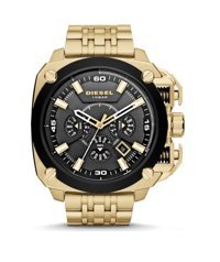 Diesel DZ7378 Takvimli 42 mm Altın Çelik Kordon Analog Erkek Kol Saati