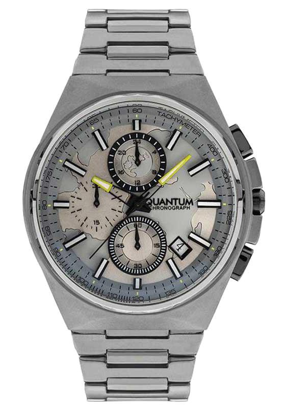 Quantum TTG899.060 45 mm Gri Titanyum Kordon Analog Erkek Kol Saati