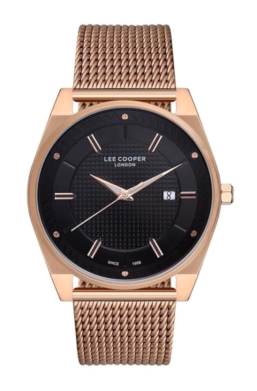 Lee Cooper LC07175.450 Takvimli Rose Gold Çelik Kordon Analog Erkek Kol Saati