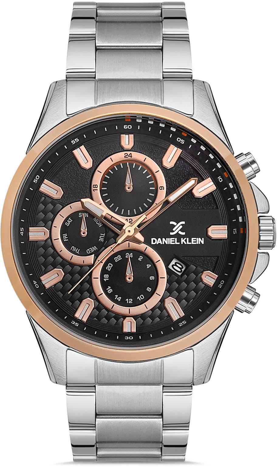 Daniel Klein DK.1.10024.6 Takvimli 42 mm Metal Kordon Analog Erkek Kol Saati