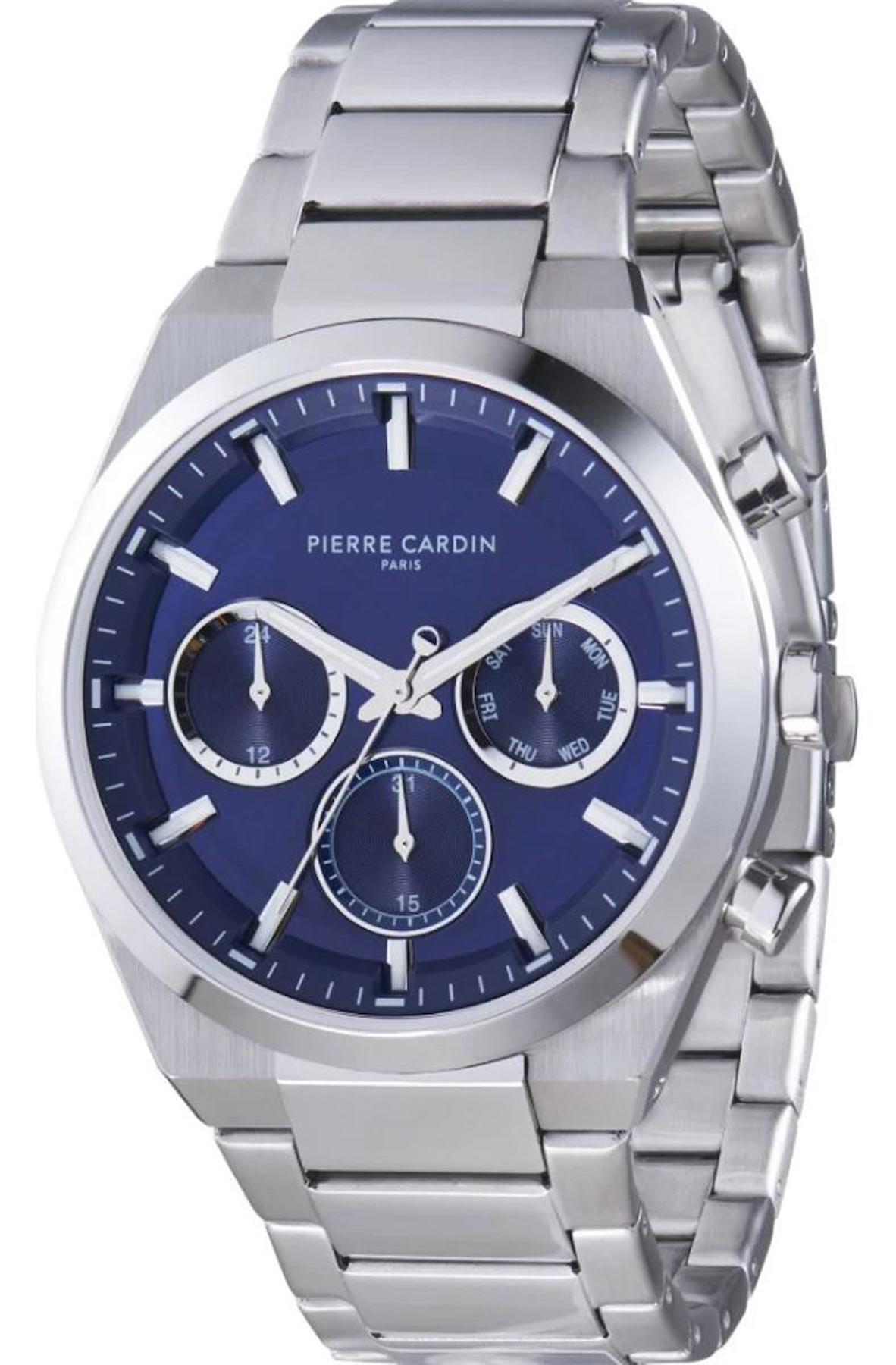 Pierre Cardin CML.0001 Takvimli Çelik Kordon Analog Erkek Kol Saati