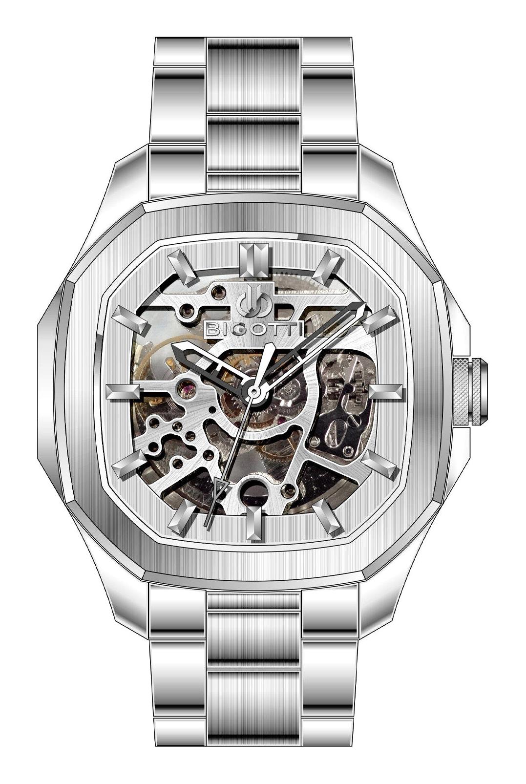 Bigotti BG.1.10596-1 45 mm Çelik Kordon Analog Erkek Kol Saati