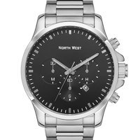 Northwest NW-2105-C Takvimli 45 mm Çelik Kordon Analog Erkek Kol Saati