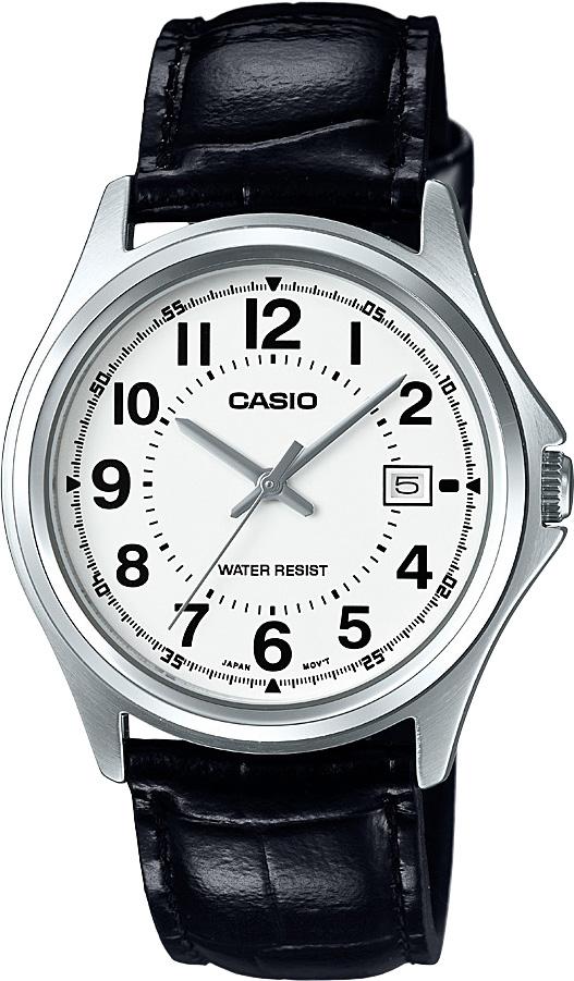 Casio MTP-1401L-7A Takvimli 39 mm Siyah Deri Kordon Analog Kol Saati