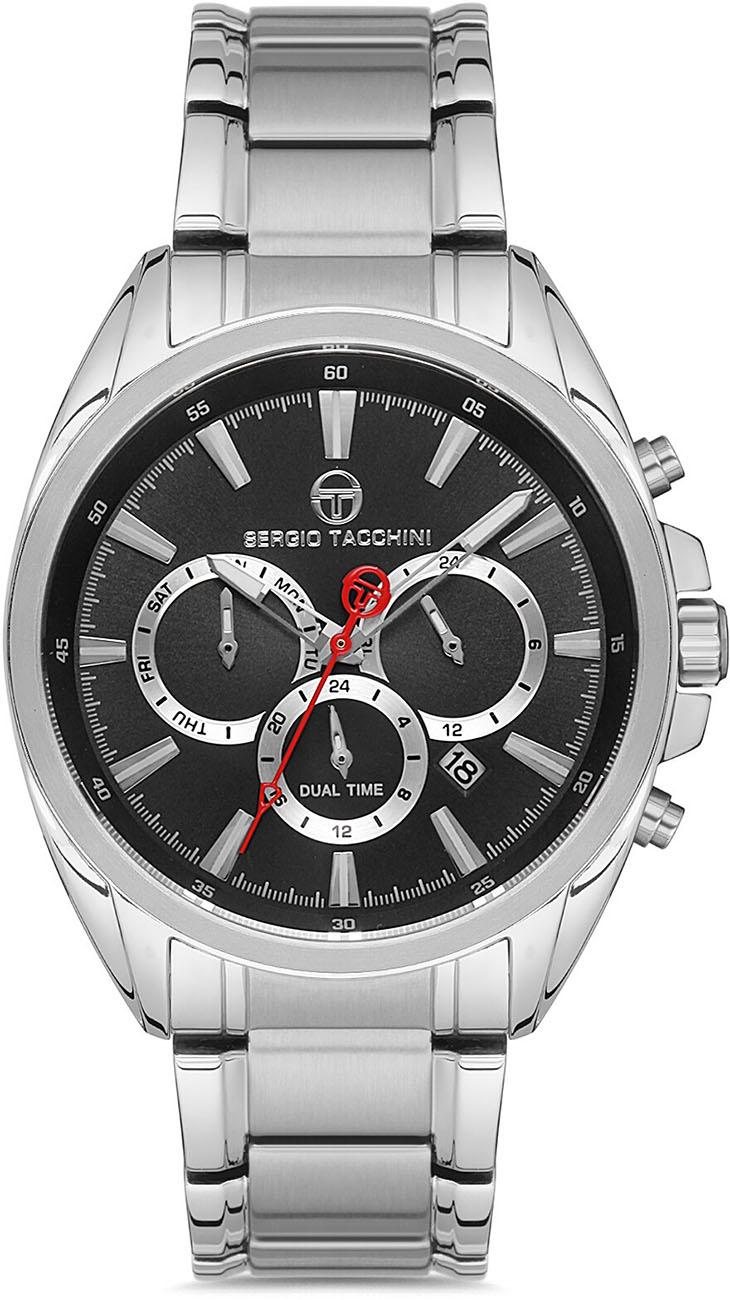 Sergio Tacchini ST.1.10095.1 Takvimli 42 mm Çelik Kordon Analog Kol Saati