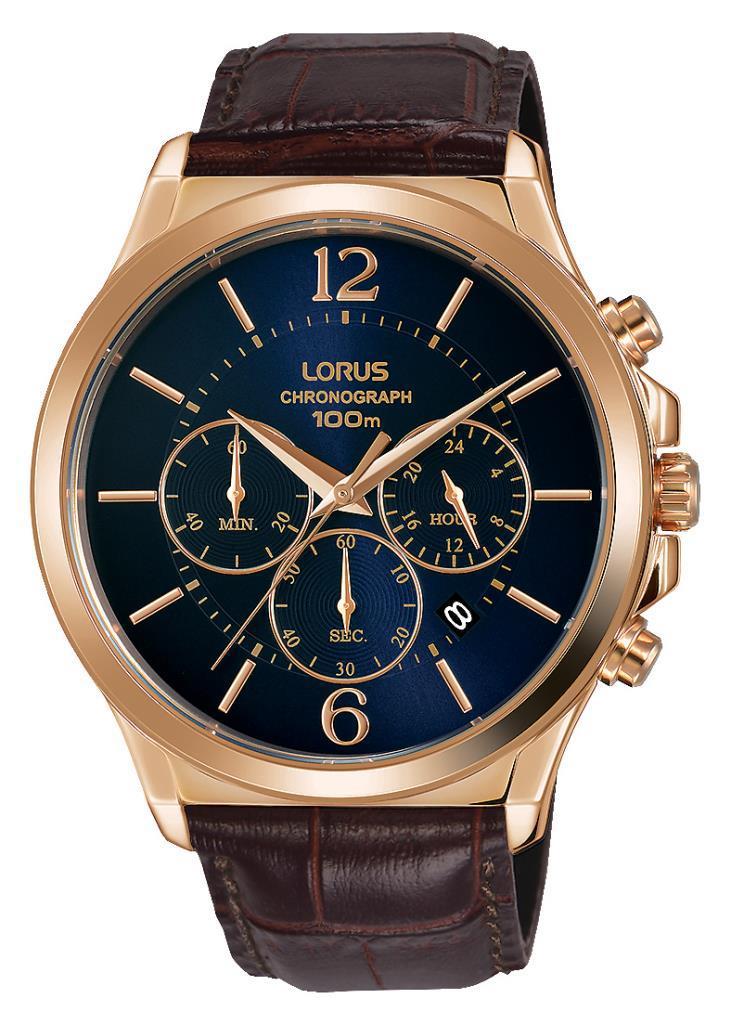 Lorus RT320HX9 Takvimli Kahverengi Deri Kordon Analog Erkek Kol Saati