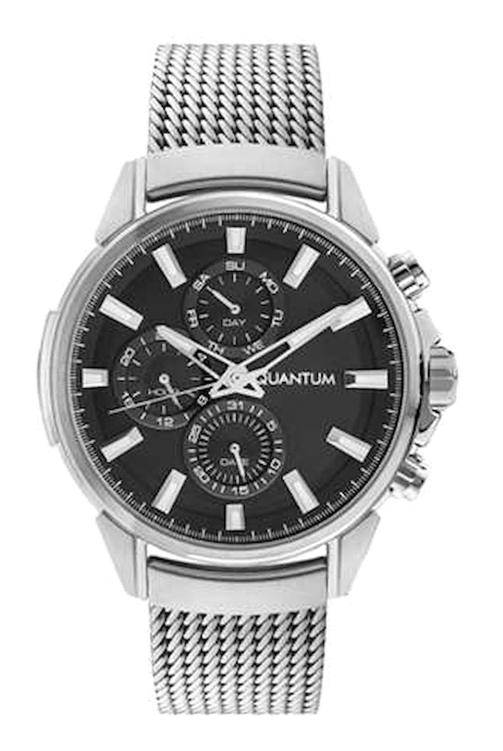 Quantum PWG932.350 Takvimli 45 mm Çelik Kordon Analog Erkek Kol Saati