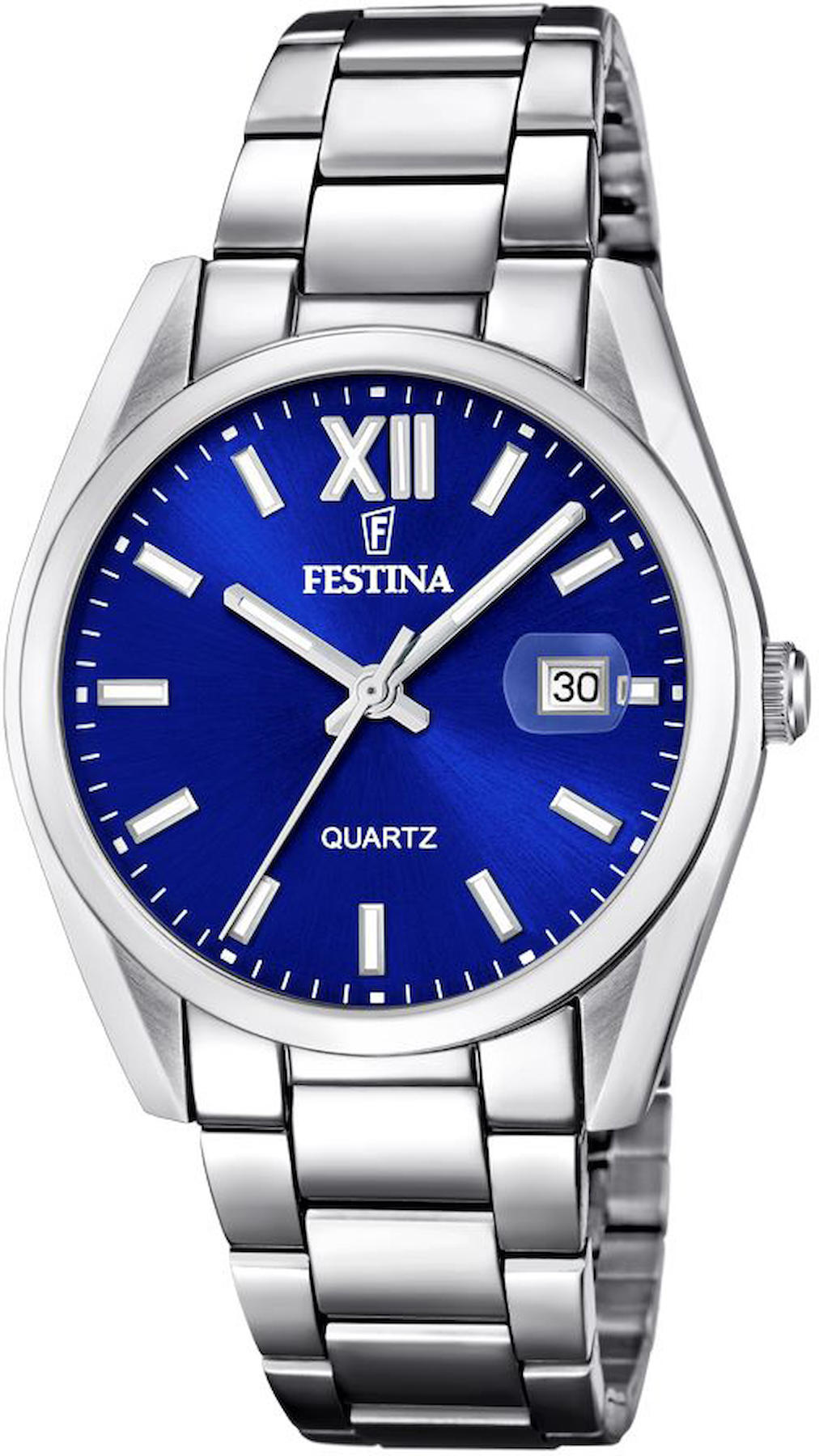 Festina F20683-4 Takvimli 40 mm Çelik Kordon Analog Kol Saati