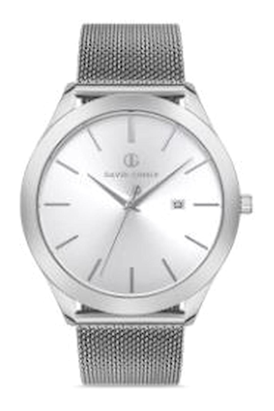 David Guner DG-8179GC-A1 Takvimli 42 mm Metal Kordon Analog Erkek Kol Saati