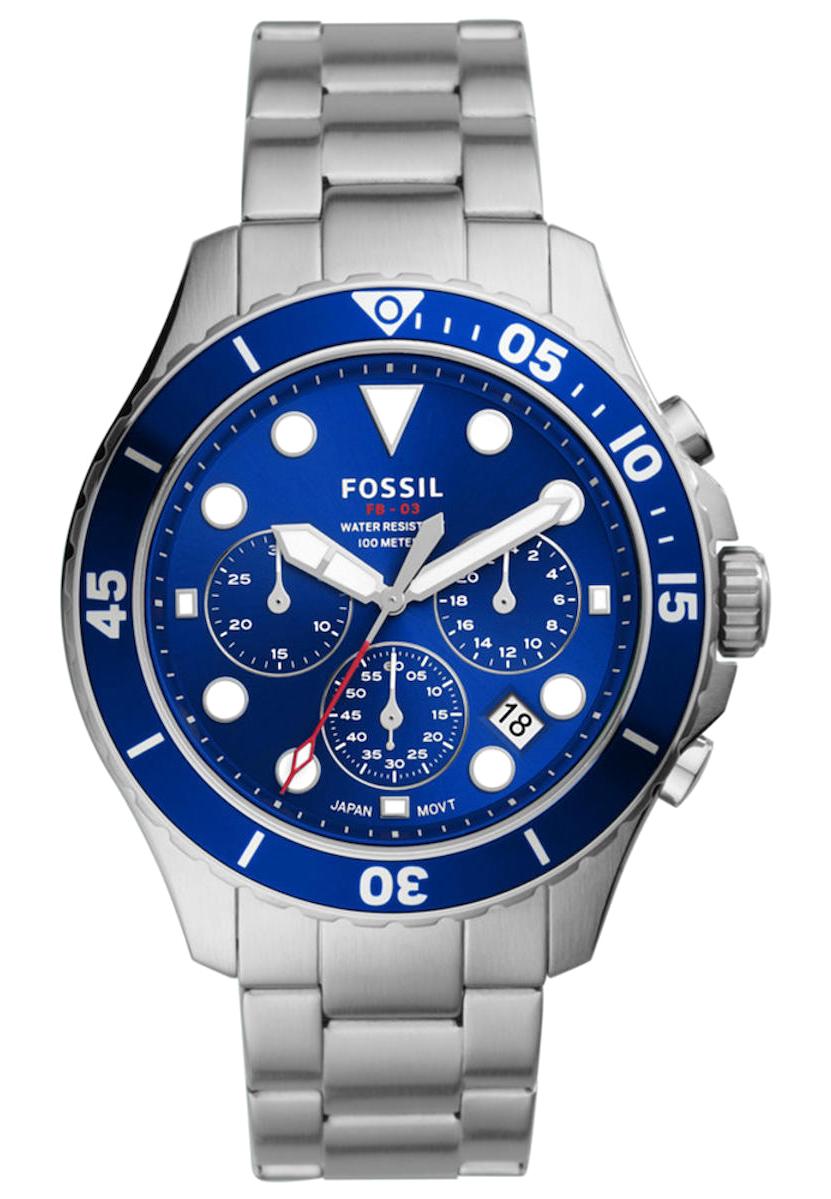 Fossil FS5724 Takvimli 46 mm Çelik Kordon Analog Kol Saati