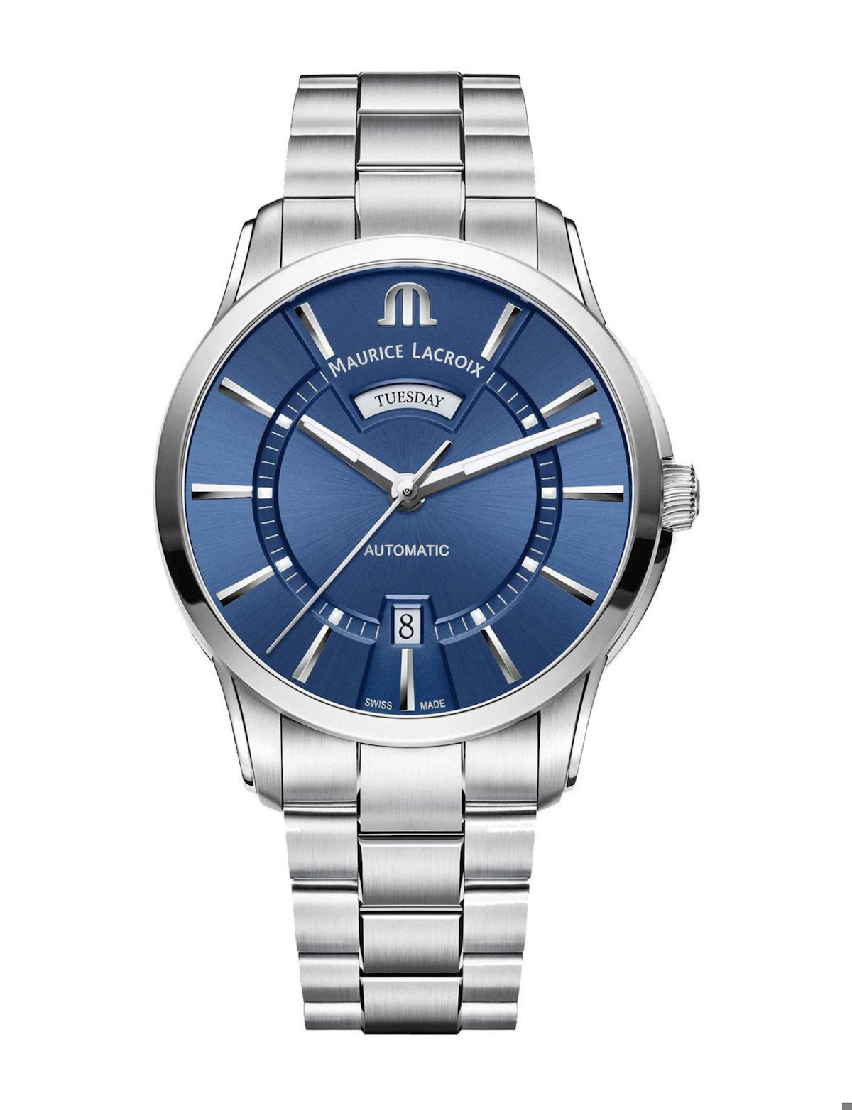 Maurice Lacroix ML-PT6358SS002430-1 Takvimli 41 mm Çelik Kordon Analog Kol Saati