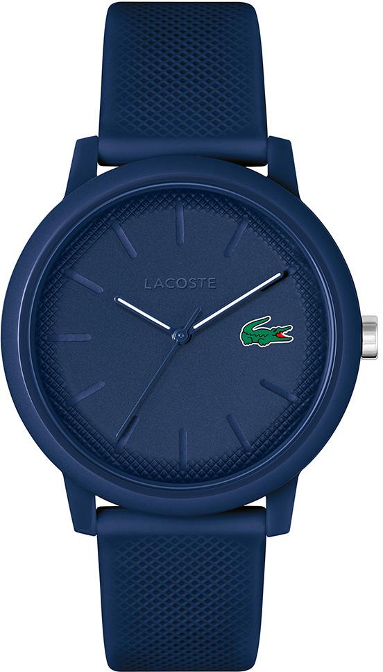 Lacoste LAC2011172 42 mm Lacivert Silikon Kordon Analog Erkek Kol Saati