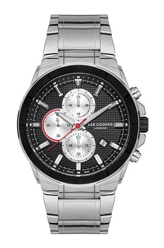 Lee Cooper LC07172.350 Takvimli 46-50 mm Çelik Kordon Analog Kol Saati