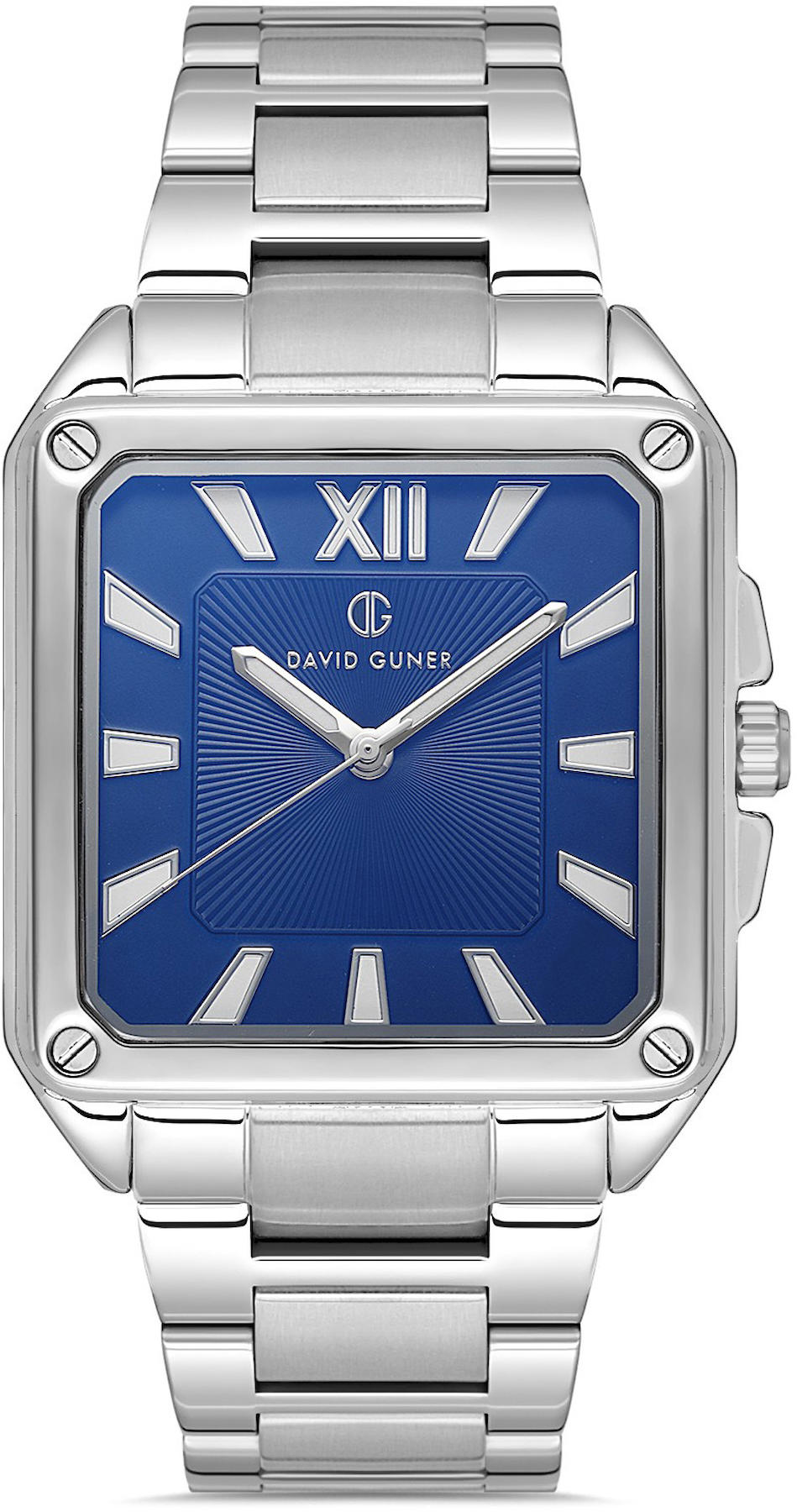 David Guner DG-8668GA-A3 Takvimli 42 mm Metal Kordon Analog Kol Saati