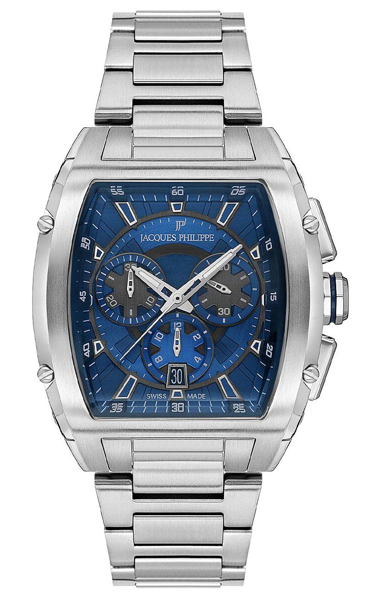Jacques Philippe JPQGC461336 Pusulalı Takvimli 42 mm Çelik Kordon Analog Erkek Kol Saati