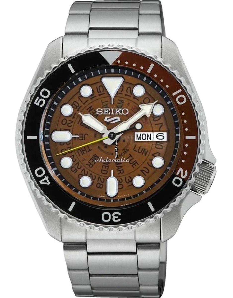 Seiko SRPJ47K1 Takvimli 40 mm Çelik Kordon Analog Erkek Kol Saati
