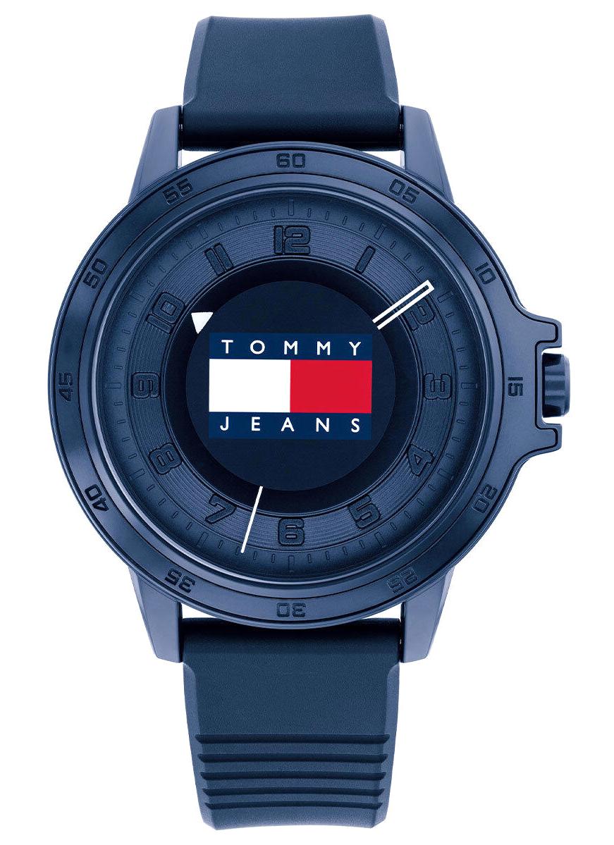Tommy Hilfiger TH1792034 44 mm Lacivert Silikon Kordon Analog Erkek Kol Saati