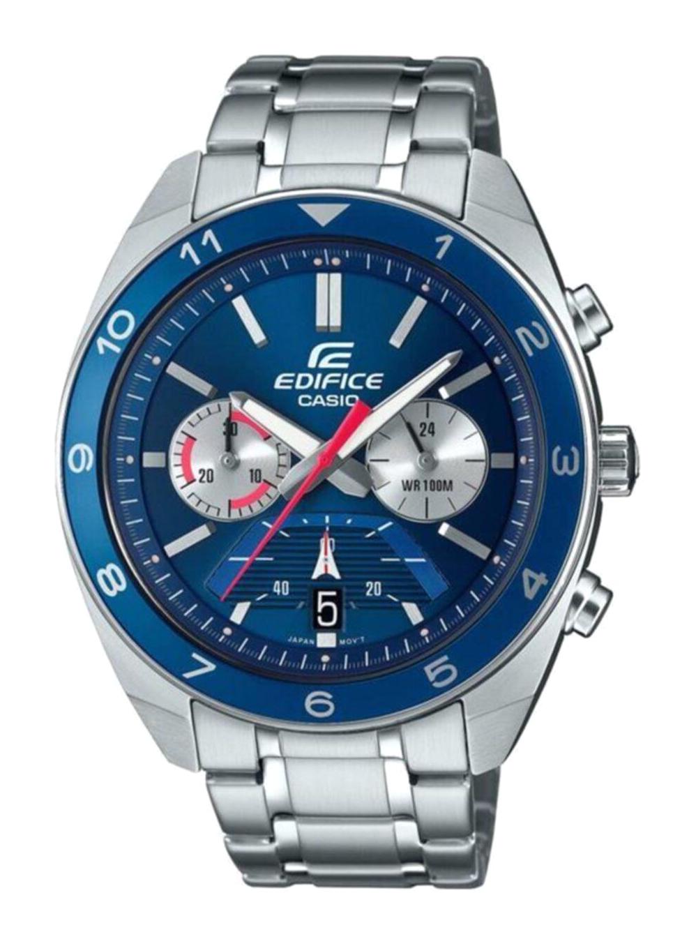 Casio EFV-590D-2AVUDF Takvimli 44 mm Çelik Kordon Analog Erkek Kol Saati