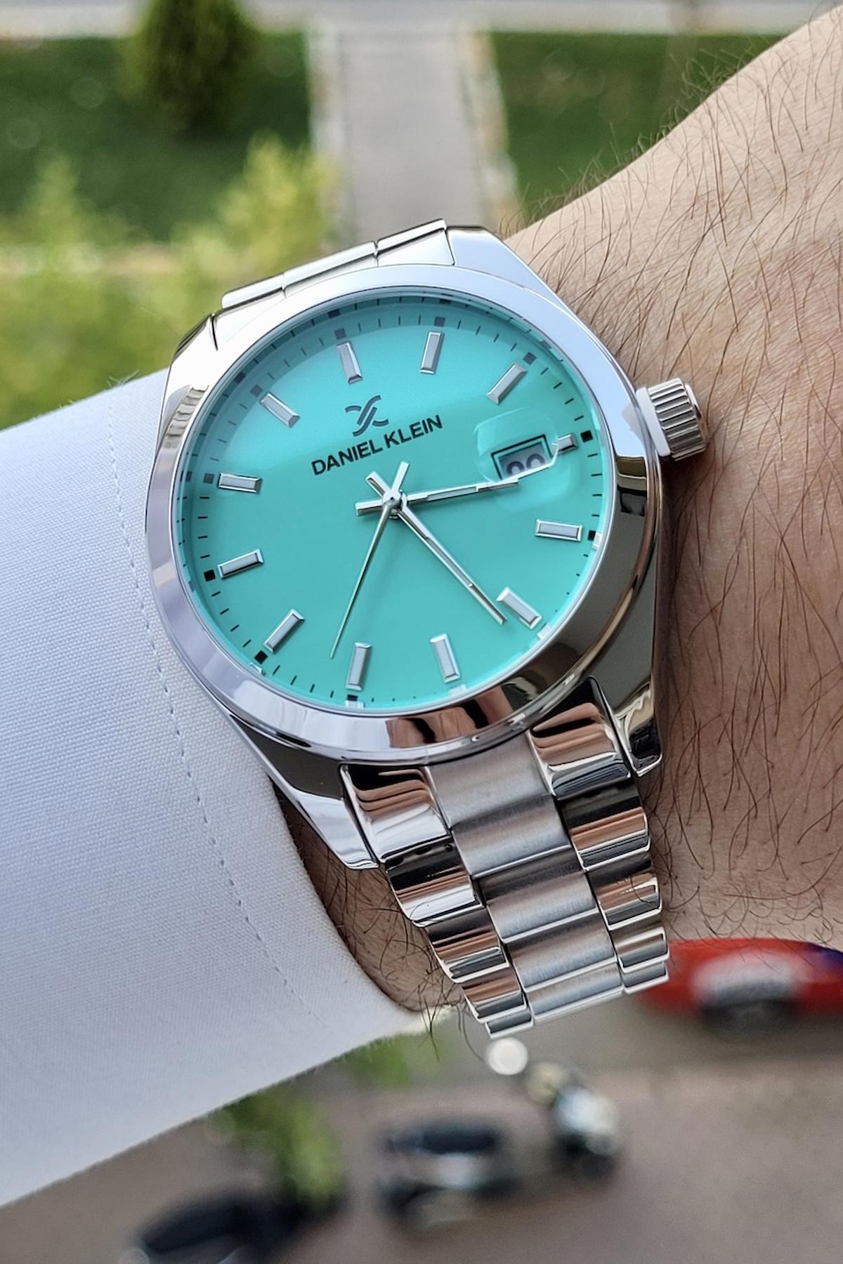 Daniel Klein DKISTE209 Takvimli 42 mm Çelik Kordon Analog Erkek Kol Saati