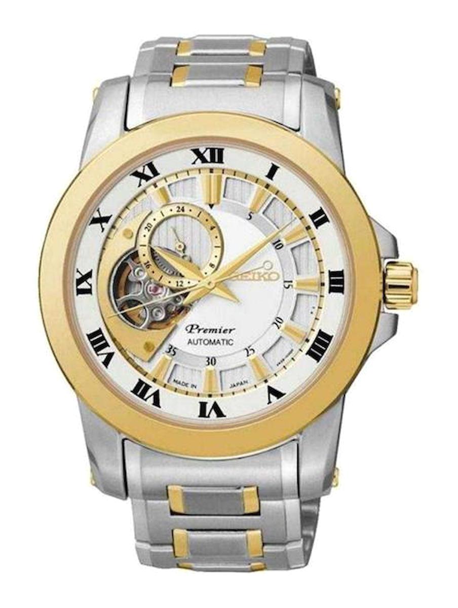 Seiko SSA216J1 Takvimli 42 mm Altın-Çelik Kordon Analog Erkek Kol Saati