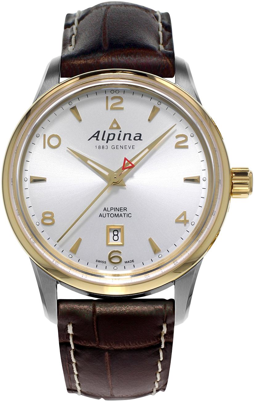 Alpina AL525S4E3 Takvimli 42 mm Kahverengi Deri Kordon Analog Kol Saati