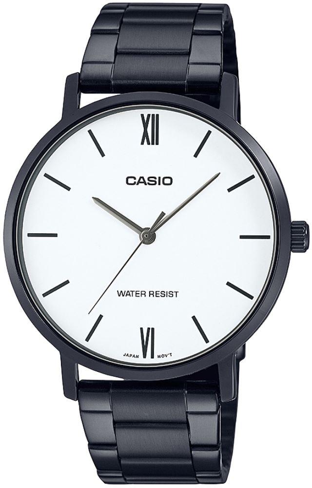 Casio MTP-VT01B-7BUDF 40 mm Siyah Çelik Kordon Analog Erkek Kol Saati