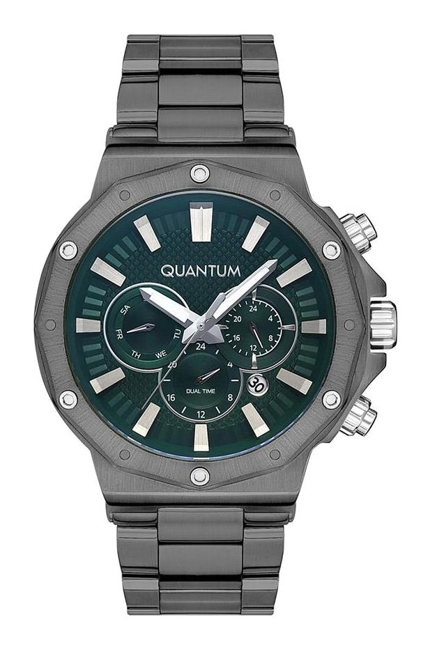 Quantum HNG1028.070 Takvimli 46-50 mm Çelik Kordon Analog Erkek Kol Saati