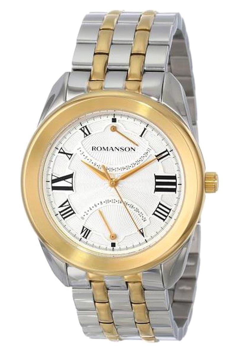 Romanson TM2615BM1CAS5G Takvimli 43 mm Çelik Kordon Analog Erkek Kol Saati