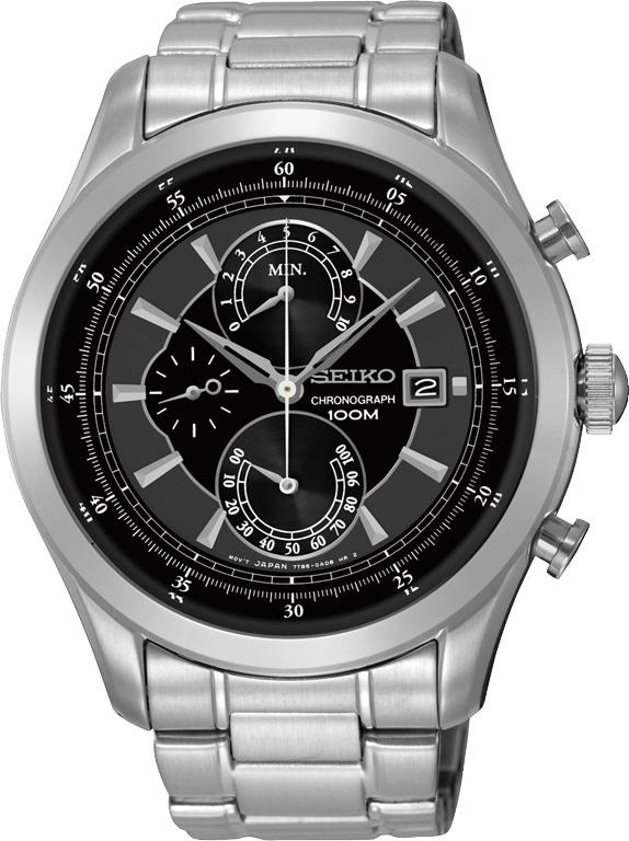 Seiko SPC167P Takvimli 44 mm Çelik Kordon Analog Kol Saati