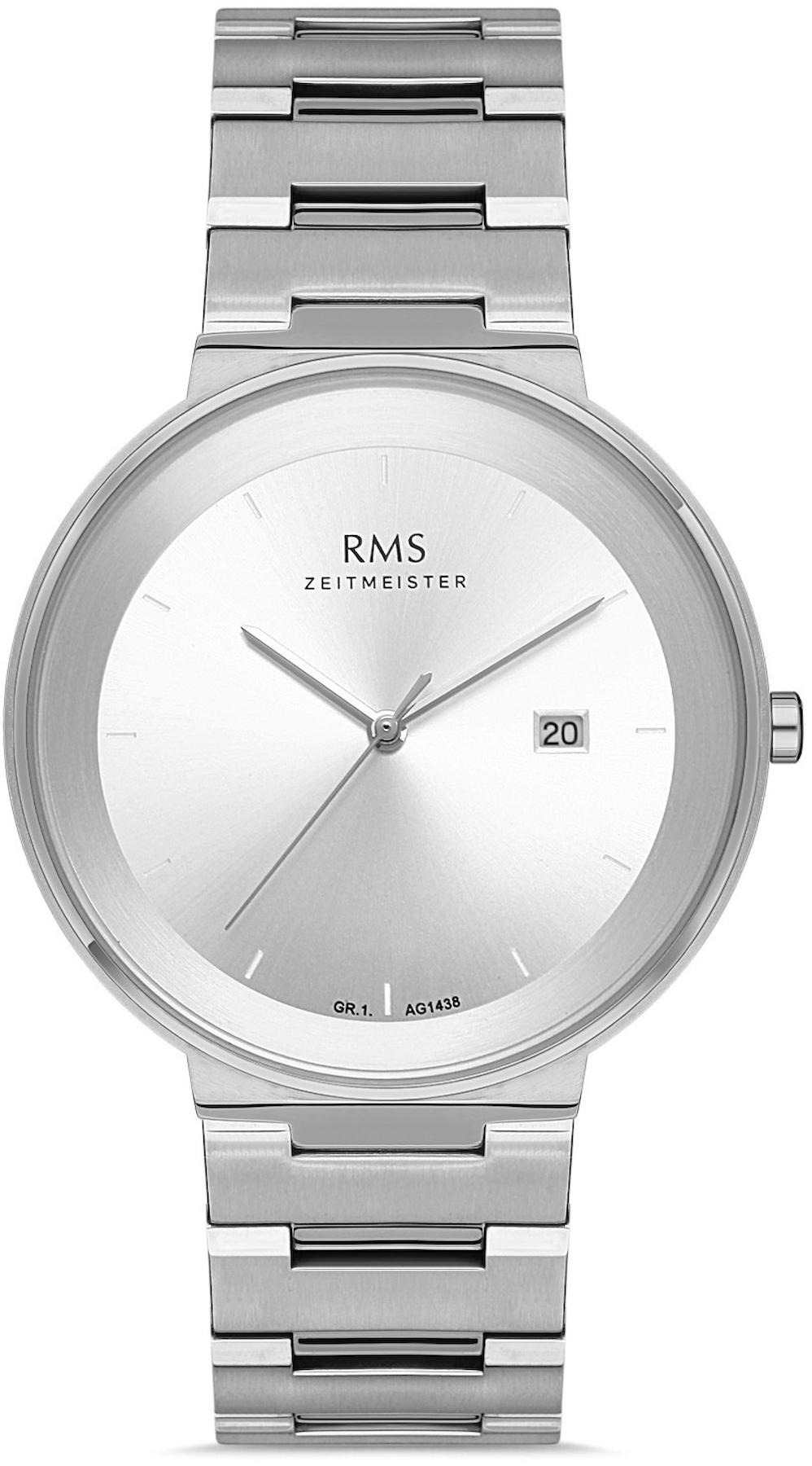 Romanson GR.1.AG1438.01 Takvimli 42 mm Çelik Kordon Analog Kol Saati