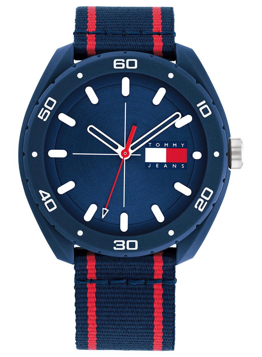 Tommy Hilfiger TH1792069 45 mm Lacivert Silikon Kordon Analog Erkek Kol Saati