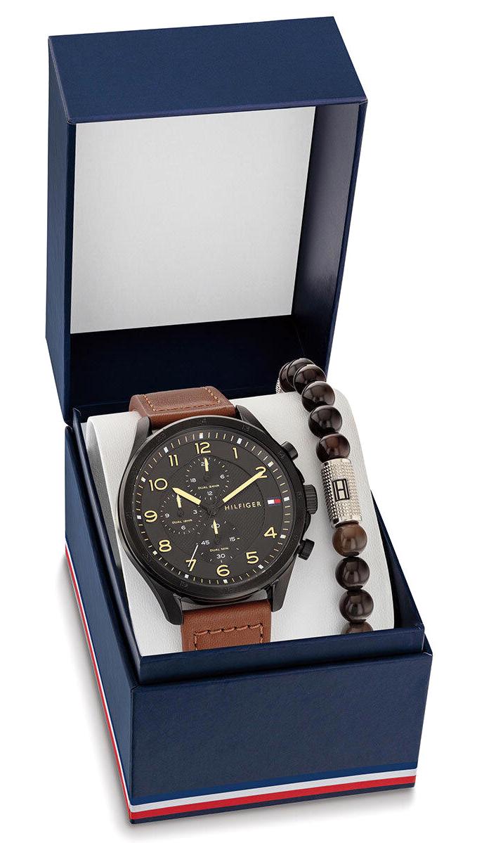 Tommy Hilfiger TH2770153 45 mm Kahverengi Deri Kordon Analog Erkek Kol Saati