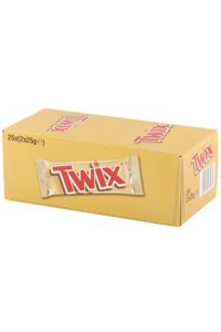 Twix Bar Sütlü Çikolata 25 gr 25 Adet