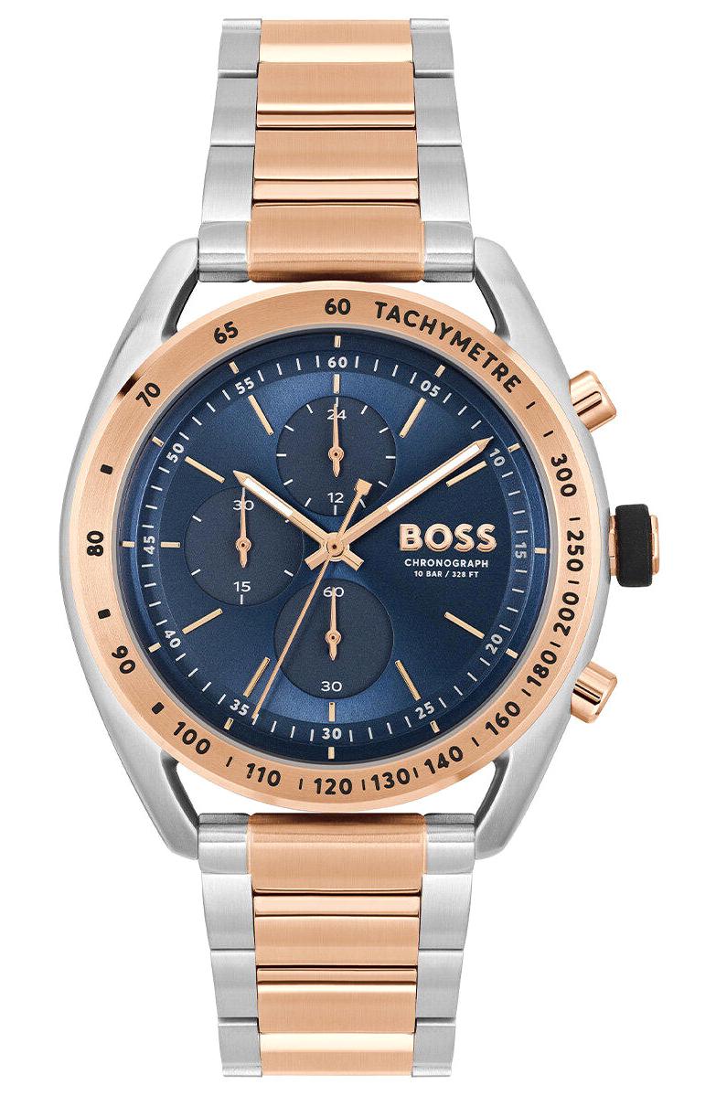 Boss Watches HB1514026 Takvimli 44 mm Gri-Rose Gold Çelik Kordon Analog Erkek Kol Saati