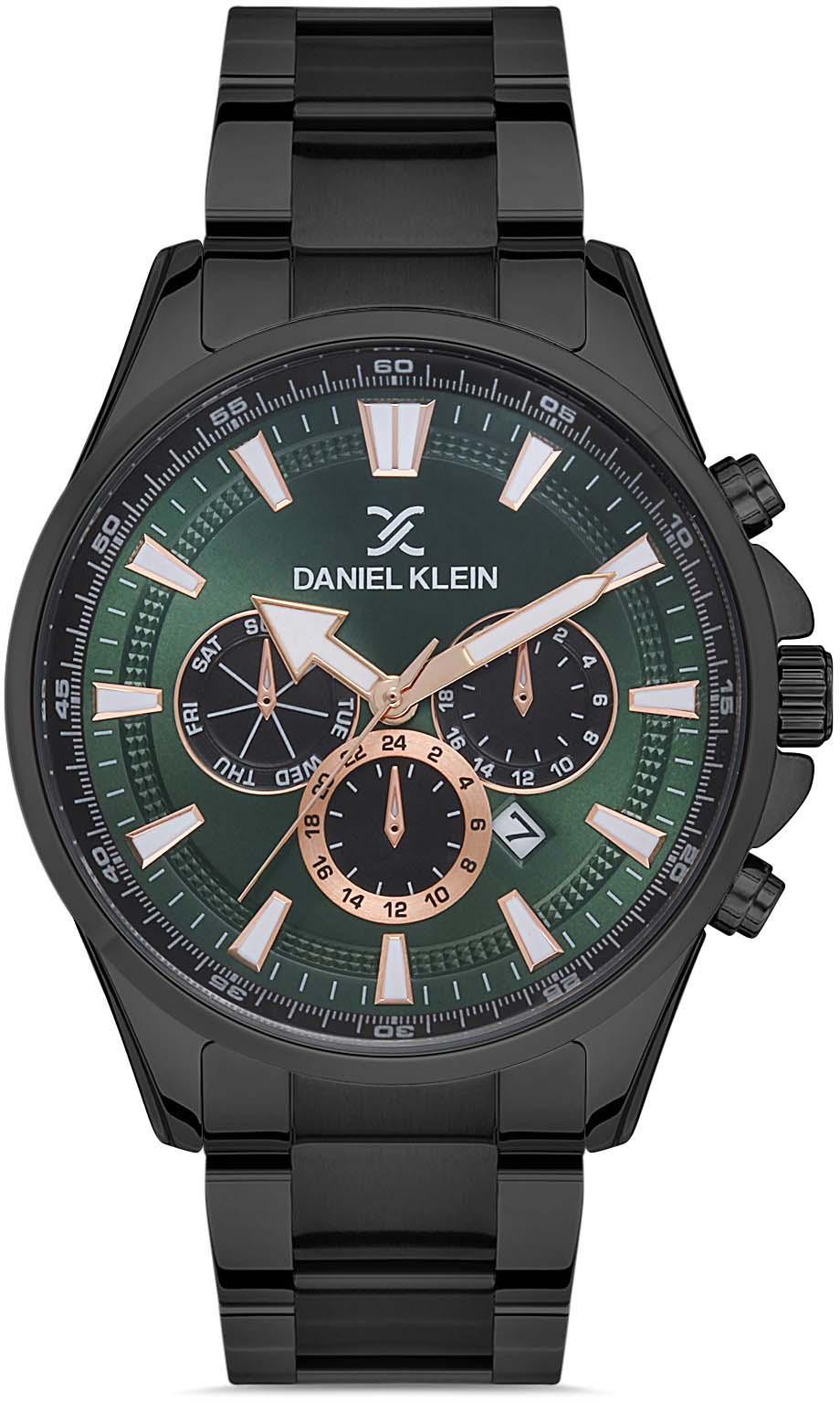 Daniel Klein DK.1.10119.7 Takvimli 45 mm Metal Kordon Analog Erkek Kol Saati