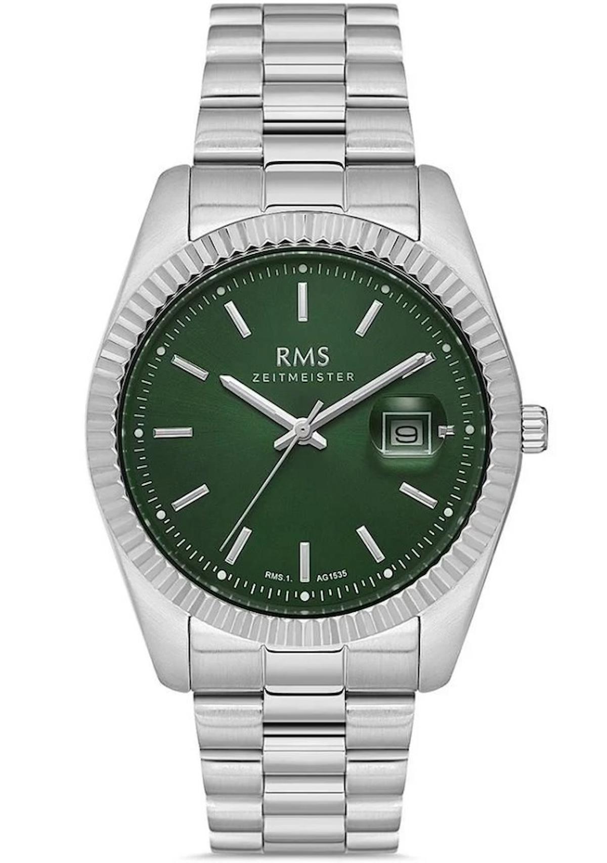 Romanson RMS.1.AG1535.04 Takvimli 42 mm Çelik Kordon Analog Erkek Kol Saati