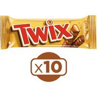 Twix Bar Karamelli Çikolata 50 gr 10 Adet