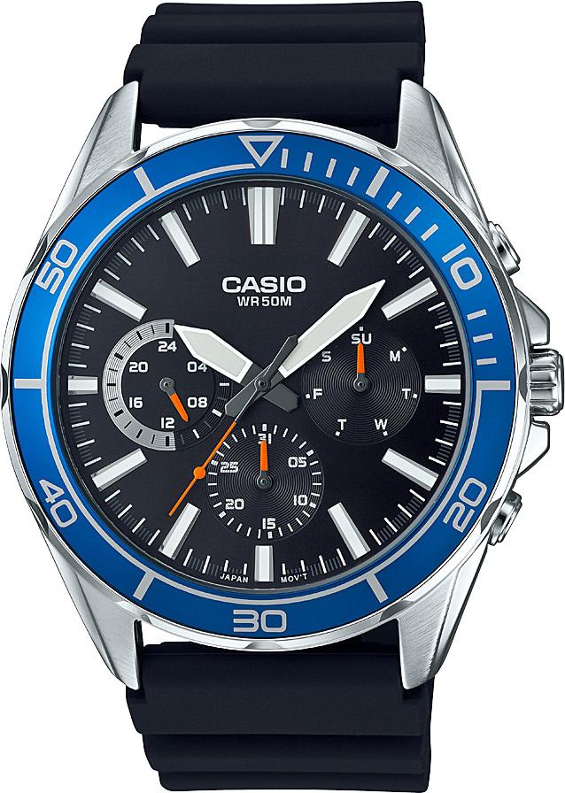 Casio MTD-320-1AVDF Takvimli 42 mm Çelik Kordon Analog Erkek Kol Saati