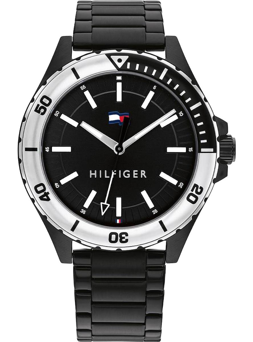 Tommy Hilfiger TH1792014 42 mm Siyah Çelik Kordon Analog Erkek Kol Saati