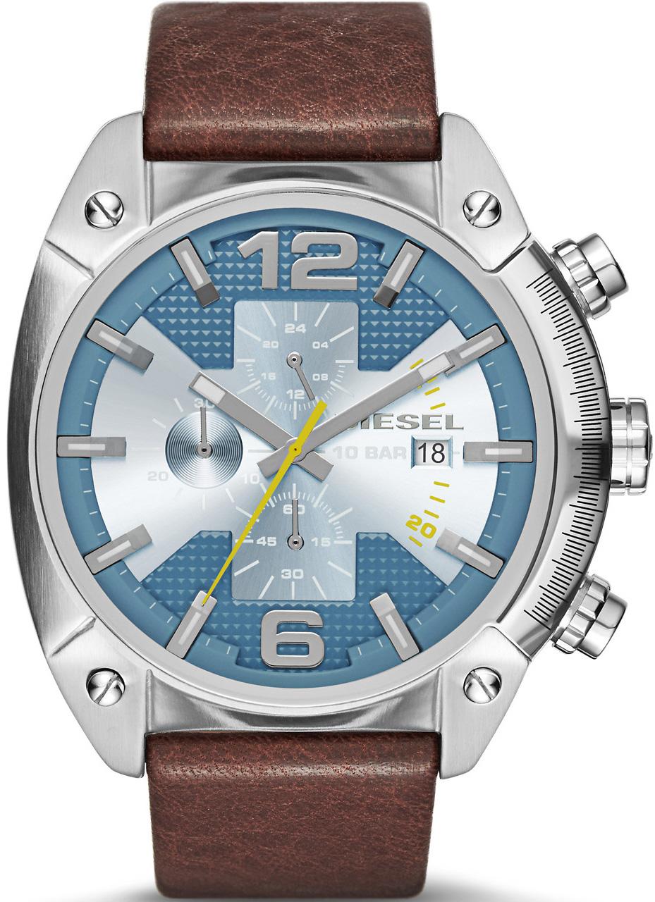 Diesel DZ4340 Takvimli 42 mm Kahverengi Deri Kordon Analog Kol Saati