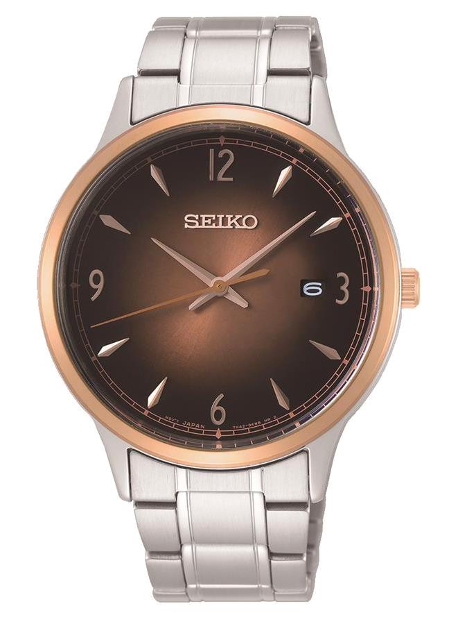 Seiko SGEH90P Takvimli 40 mm Çelik Kordon Analog Erkek Kol Saati