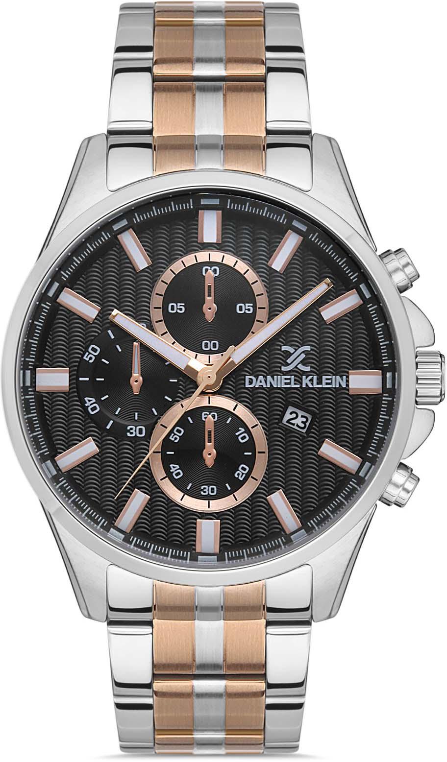 Daniel Klein DK.1.10121.3 Takvimli 42 mm Metal Kordon Analog Erkek Kol Saati