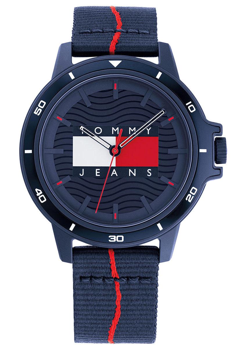 Tommy Hilfiger TH1791997 42 mm Lacivert Naylon Kordon Analog Erkek Kol Saati